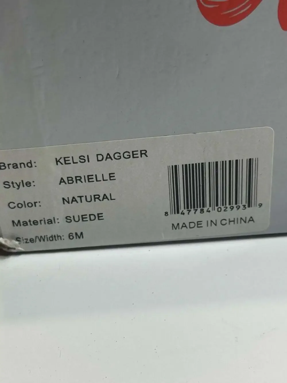 Kelsi Dagger Abrielle Natural Suede Platform High Heels Size 6M